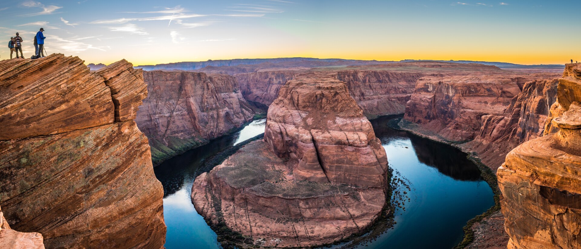 Aerial view of the Grand Canyon.