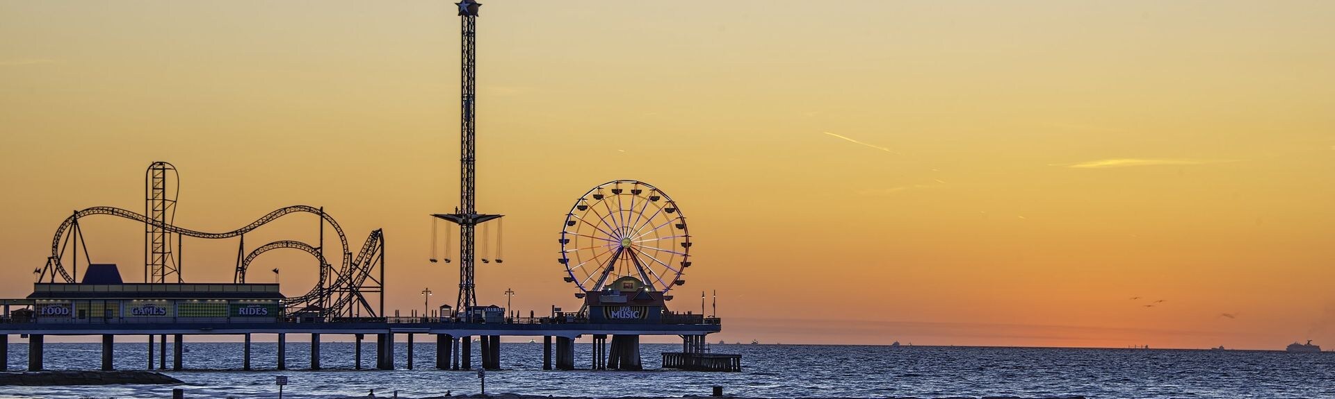 Beach hotels in Galveston