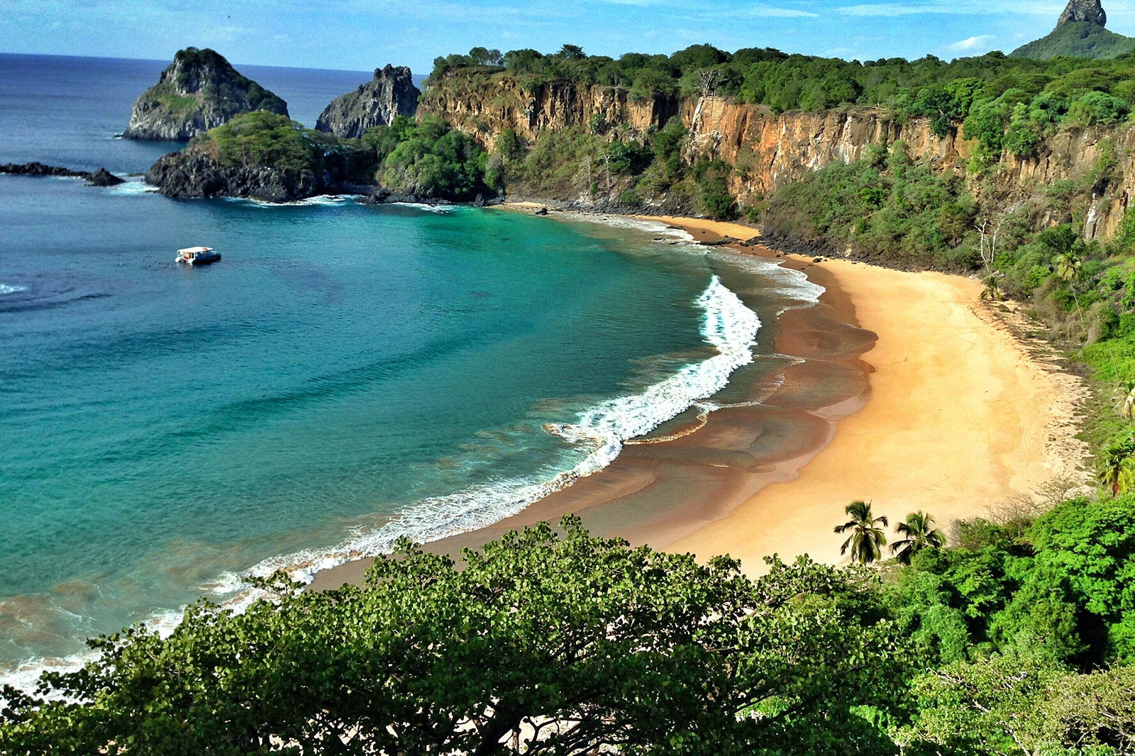 Praia do Sancho.