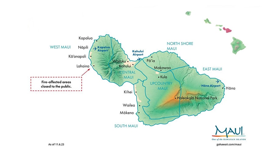 Maui map