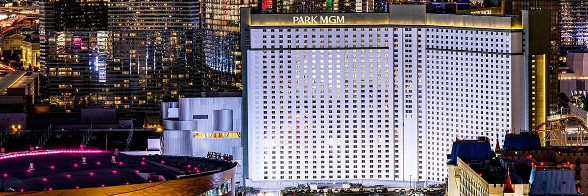 Las Vegas view of Park MGM.