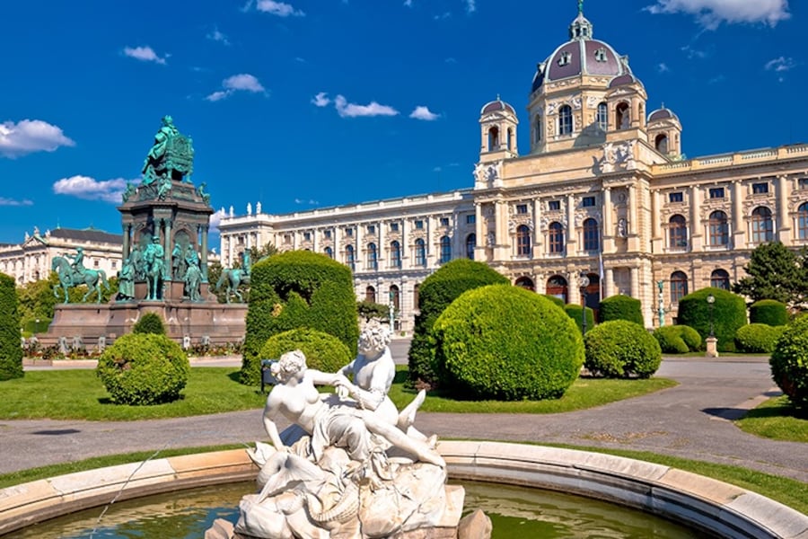 Maria Theresien Platz Square, Vienna.