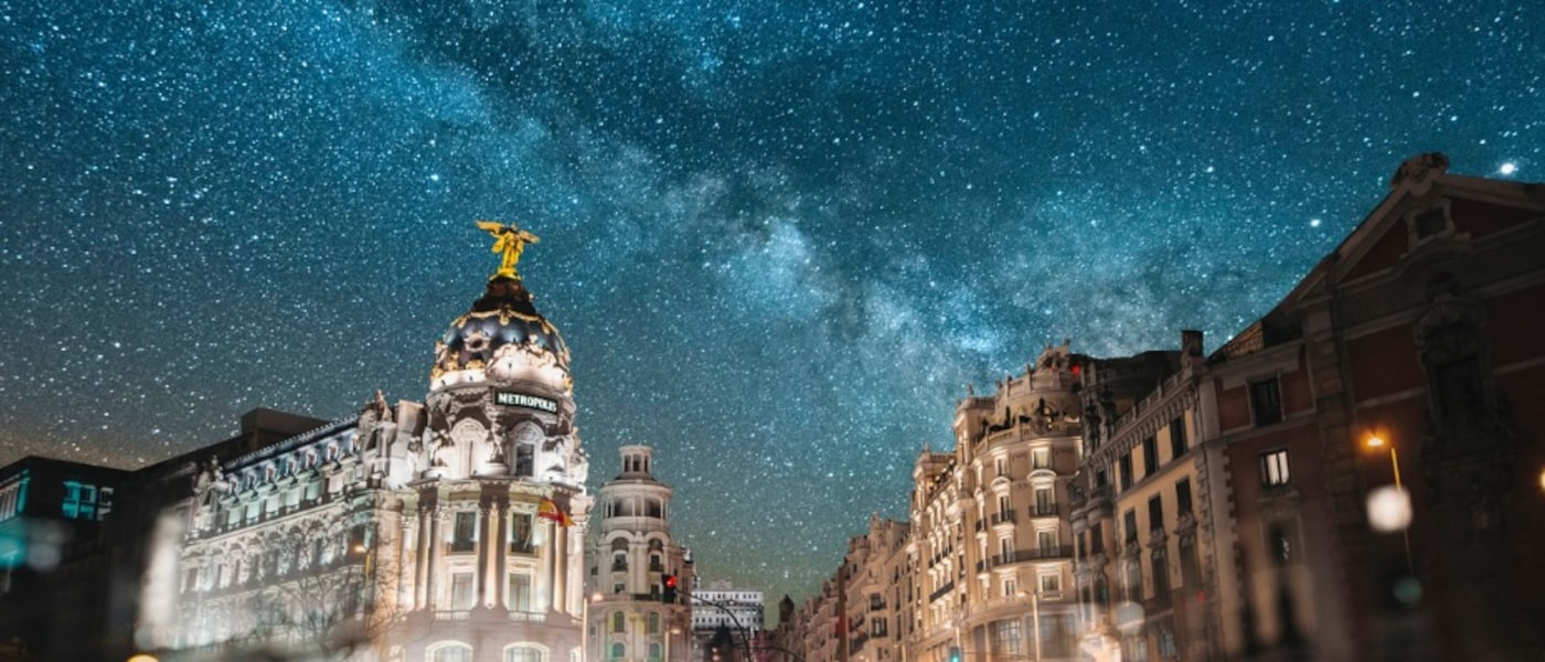 Edificio Metrópolis in Madrid, Spain.