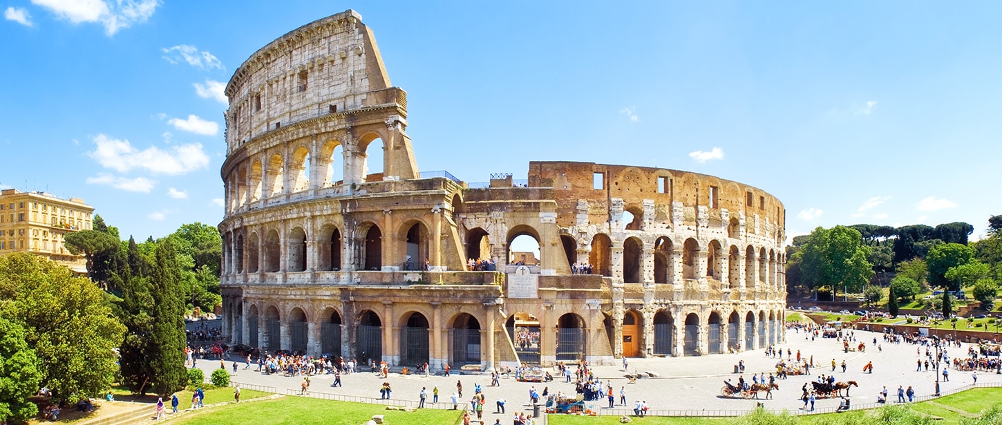 Hero Image, view of The Colosseum.